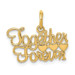 14K Yellow Gold Together Forever Charm - (A82-816) 14K Yellow Gold Together Forever Charm - (A82-816)