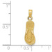 14K Yellow Gold Single Flip-Flop Pendant - (A82-975)