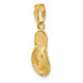 14K Yellow Gold Single Flip-Flop Pendant - (A82-975)