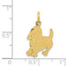 14K Yellow Gold Dog Charm - (A82-997)