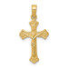 14K Yellow Gold INRI Crucifix Charm - (A83-574) 14K Yellow Gold INRI Crucifix Charm - (A83-574)