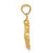 14K Yellow Gold Polished Frog Pendant - (A83-670) 14K Yellow Gold Polished Frog Pendant - (A83-670)