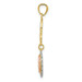 14K Yellow Gold Two-tone Two-tone Our Lady of Guadalupe Cross Pendant - (A84-134) 14K Yellow Gold Two-tone Two-tone Our Lady of Guadalupe Cross Pendant - (A84-134)