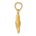 14K Yellow Gold Whale Tail Pendant - (A85-370) 14K Yellow Gold Whale Tail Pendant - (A85-370)
