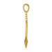 14K Yellow Gold Polished Arrow Pendant - (A85-399) 14K Yellow Gold Polished Arrow Pendant - (A85-399)