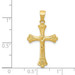 14K Yellow Gold Crucifix Pendant 26mm length - (A85-599) 14K Yellow Gold Crucifix Pendant 26mm length - (A85-599)