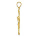 14K Yellow Gold Crucifix Pendant 26mm length - (A85-599) 14K Yellow Gold Crucifix Pendant 26mm length - (A85-599)