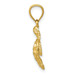 14K Yellow Gold Polished and Textured Diamond-cut Sea Turtle Pendant - (A85-742) 14K Yellow Gold Polished and Textured Diamond-cut Sea Turtle Pendant - (A85-742)