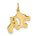 14K Yellow Gold Roller Skates Charm - (A86-802) 14K Yellow Gold Roller Skates Charm - (A86-802)