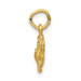 14K Yellow Gold Cancer Zodiac Charm - (A86-816) 14K Yellow Gold Cancer Zodiac Charm - (A86-816)