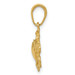 14K Yellow Gold Crab Pendant - (A87-313)