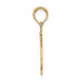 14K Yellow Gold I Heart Basketball With Ball & Net Charm Pendant - (A90-410) 14K Yellow Gold I Heart Basketball With Ball & Net Charm Pendant - (A90-410)