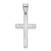 14K White Cross Charm 25mm length - (B11-528) 14K White Cross Charm 25mm length - (B11-528)