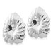 14K White Gold Floral Earrings Jackets - (B36-816) 14K White Gold Floral Earrings Jackets - (B36-816)