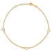 14K Yellow Gold Diamond-cut Hearts with 1'' extension Anklet - Length 10'' inches - (C64-111) 14K Yellow Gold Diamond-cut Hearts with 1'' extension Anklet - Length 10'' inches - (C64-111)