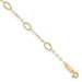 14K Yellow Gold Oval Shapes Anklet - Length 10'' inches - (C64-239) 14K Yellow Gold Oval Shapes Anklet - Length 10'' inches - (C64-239)