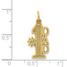 14K Yellow Gold #1 Dad Charm - (A82-849) 14K Yellow Gold #1 Dad Charm - (A82-849)