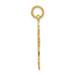 14K Yellow Gold Fleur De Lis Cross Pendant 30mm length - (A83-134) 14K Yellow Gold Fleur De Lis Cross Pendant 30mm length - (A83-134)