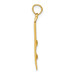 14K Yellow Gold 3-D Snow Skis Pendant - (A83-262) 14K Yellow Gold 3-D Snow Skis Pendant - (A83-262)
