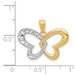 14K Yellow Gold Yellow Gold Diamond-cut Butterfly Pendant - (A84-189) 14K Yellow Gold Yellow Gold Diamond-cut Butterfly Pendant - (A84-189)