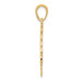 14K Yellow Gold Cutout Head Dress Pendant - (A84-379) 14K Yellow Gold Cutout Head Dress Pendant - (A84-379)