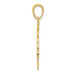 14K Yellow Gold Cutout Head Dress Pendant - (A84-379) 14K Yellow Gold Cutout Head Dress Pendant - (A84-379)