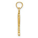 14K Yellow Gold Menorah Pendant - (A84-525) 14K Yellow Gold Menorah Pendant - (A84-525)