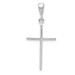 14K White Gold Cross Pendant 33mm length - (A84-722) 14K White Gold Cross Pendant 33mm length - (A84-722)