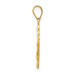 14K Yellow Gold Polished I Love You Hand Sign Language Charm - (A84-758) 14K Yellow Gold Polished I Love You Hand Sign Language Charm - (A84-758)