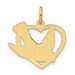14K Yellow Gold Peace Bird Charm - (A85-311) 14K Yellow Gold Peace Bird Charm - (A85-311)