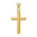 14K Yellow Gold 3-D Polished Hollow Cross Pendant - (A85-552) 14K Yellow Gold 3-D Polished Hollow Cross Pendant - (A85-552)