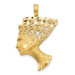 10K Yellow Gold Egyptian Head Charm - (A86-646) 10K Yellow Gold Egyptian Head Charm - (A86-646)