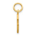 14K Yellow Gold Initial Letter C Charm Pendant - (A86-851)
