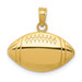 14K Yellow Gold Football Charm - (A87-487)