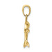 10K Yellow Gold Dolphin Pendant - (A88-341) 10K Yellow Gold Dolphin Pendant - (A88-341)