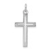 14K White Gold Laser Designed Cross Pendant 26mm length - (A97-719) 14K White Gold Laser Designed Cross Pendant 26mm length - (A97-719)