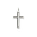 14K White Gold Laser Designed Cross Pendant 26mm length - (A97-719) 14K White Gold Laser Designed Cross Pendant 26mm length - (A97-719)