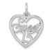 14K White Gold Sweet 15 Birthday Charm Pendant - (A98-392) 14K White Gold Sweet 15 Birthday Charm Pendant - (A98-392)