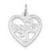 14K White Gold Sweet 15 Birthday Charm Pendant - (A98-392) 14K White Gold Sweet 15 Birthday Charm Pendant - (A98-392)