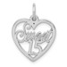 14K White Gold Sweet 15 Birthday Charm Pendant - (A98-392) 14K White Gold Sweet 15 Birthday Charm Pendant - (A98-392)