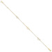 14K Yellow Gold Adjustable Fancy Heart Anklet - Length 9'' inches - (C64-225) 14K Yellow Gold Adjustable Fancy Heart Anklet - Length 9'' inches - (C64-225)