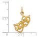 14K Yellow Gold Comedy/Tragedy Charm - (A82-803) 14K Yellow Gold Comedy/Tragedy Charm - (A82-803)