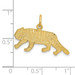 14K Yellow Gold Tiger Charm - (A82-947)