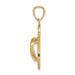 14K Yellow Gold Flip Flop Pendant - (A82-992)