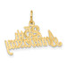 14K Yellow Gold 25th Anniversary Charm - (A83-343)