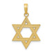 14K Yellow Gold Star of David Pendant 26mm length - (A83-627) 14K Yellow Gold Star of David Pendant 26mm length - (A83-627)