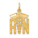 14K Yellow Gold Nurse Charm - (A83-856)