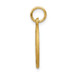 14K Yellow Gold #16 In A Circle Pendant - (A83-905)