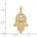 14K Yellow Gold Chamseh Pendant - (A84-563) 14K Yellow Gold Chamseh Pendant - (A84-563)