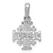 14K White Gold Jerusalem Cross Charm - (A84-703) 14K White Gold Jerusalem Cross Charm - (A84-703)